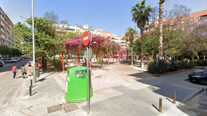 Plaza del Obispo Laguarda, en la que debería ubicarse en nuevo centro cívico. | LEVANTE-EMV