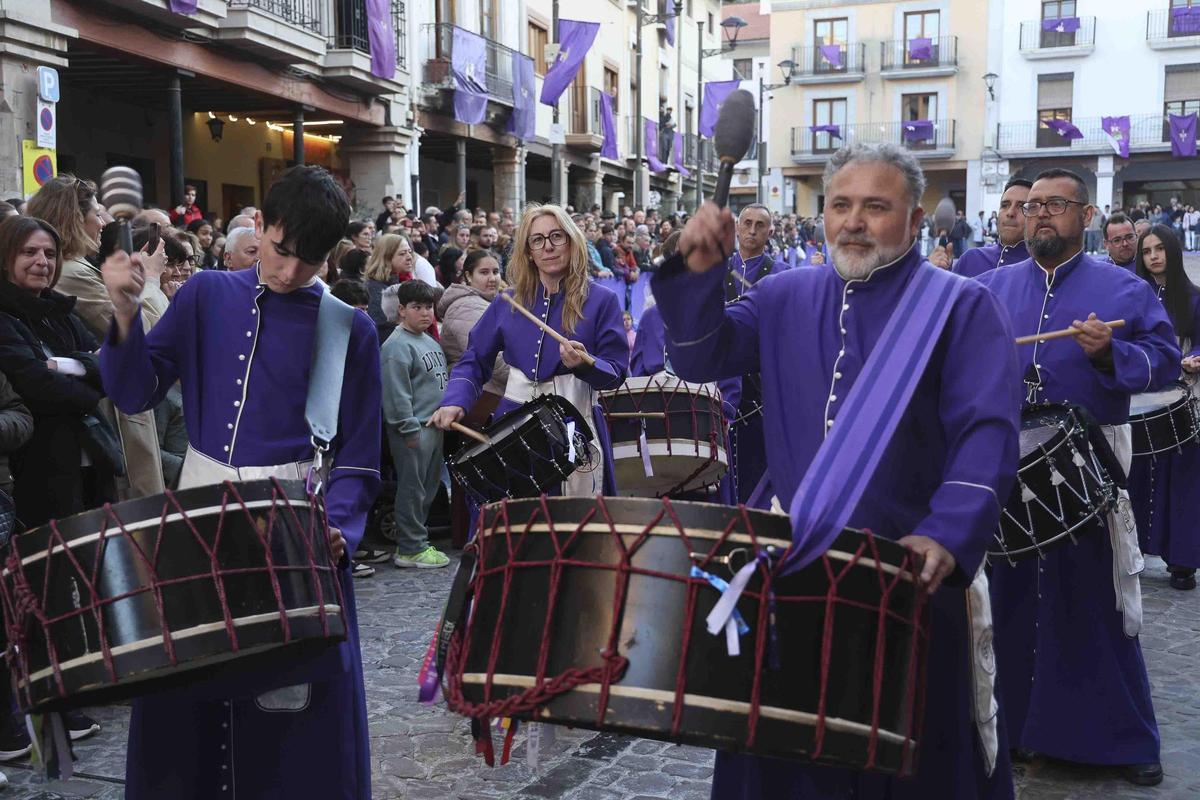 Los mejores momentos de la Tamborrada en la Semana Santa de Sagunt