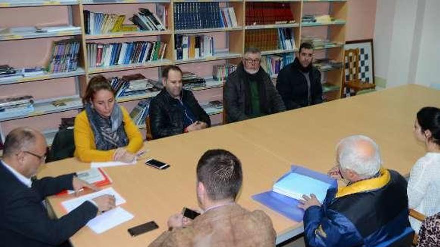 Abel Losada se reunió con estos empresarios en febrero. // G.N.