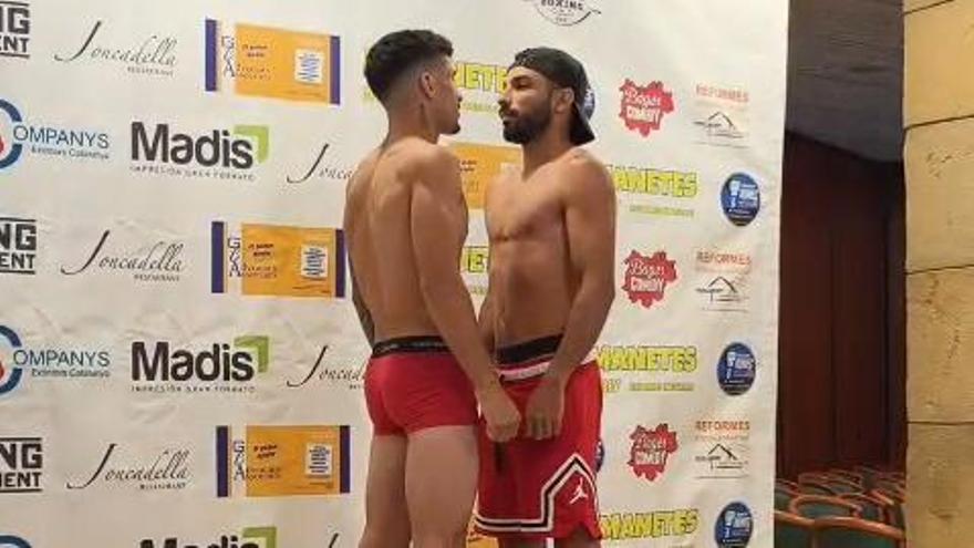 Pesatge entre Jose Andrade i Alexandru Calin