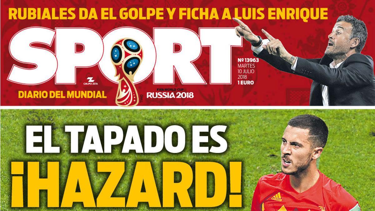 La portada de hoy