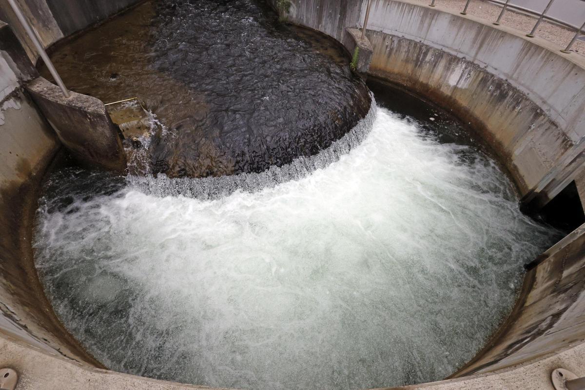 Así son las entrañas de la ETAP de O Casal (Llegada del agua por gravedad desde el embalse de Eiras, y canalizadión)