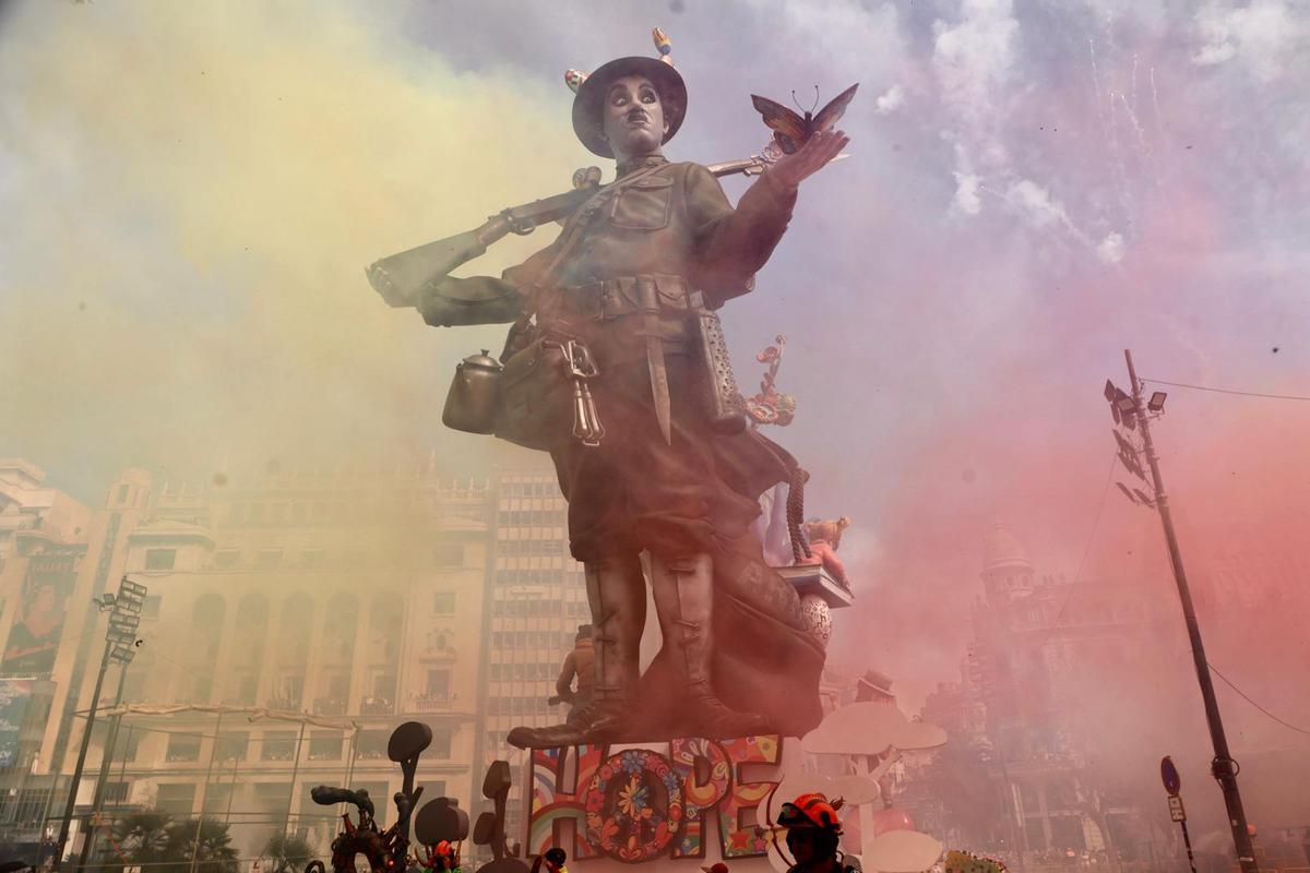 Así ha sido la mascletà de hoy, 18 de marzo