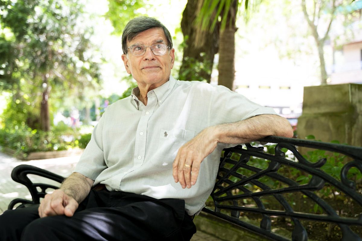 El párroco Miguel Ángel González.