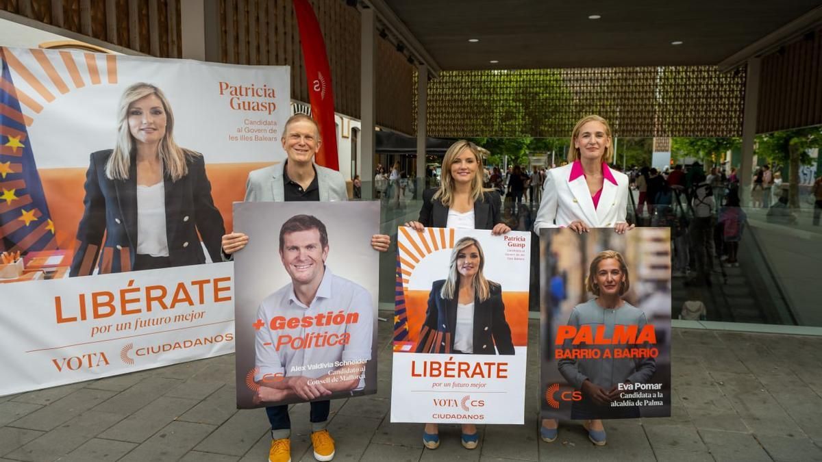 Die Spitzenkandidaten der Ciudadanos.