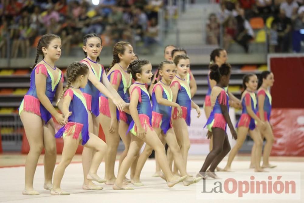 Clausura de las escuelas de Cartagena de gimnasia rítmica y estética de grupo