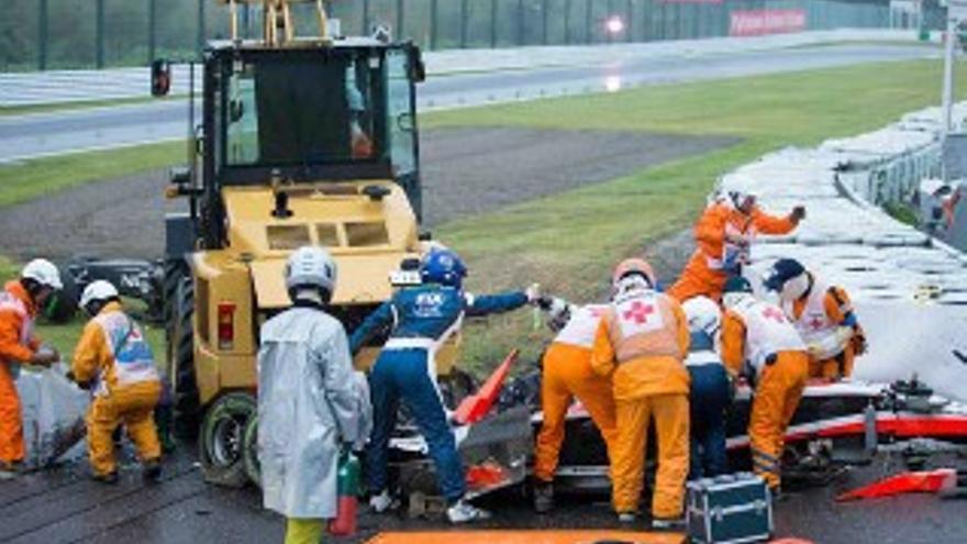 Así fue el accidente de Jules Bianchi