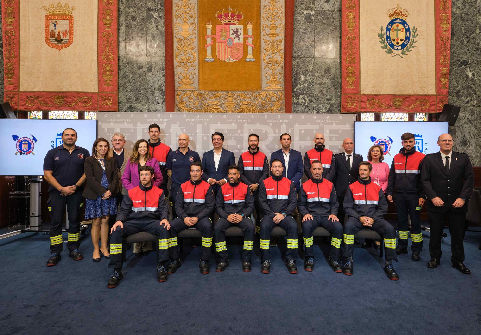 Incorporación de 10 nuevos bomberos y jefes de zona del Consorcio de Bomberos de Tenerife