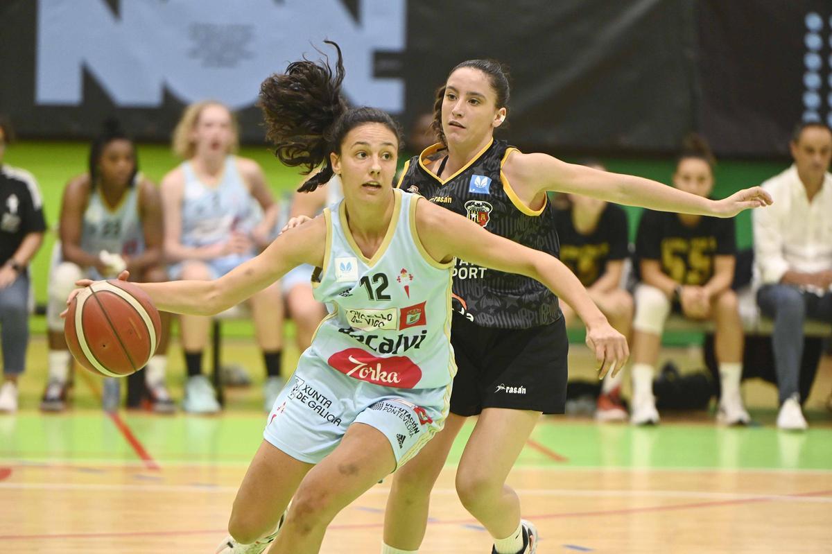 Marina Gea, en su primera etapa en el Celta.