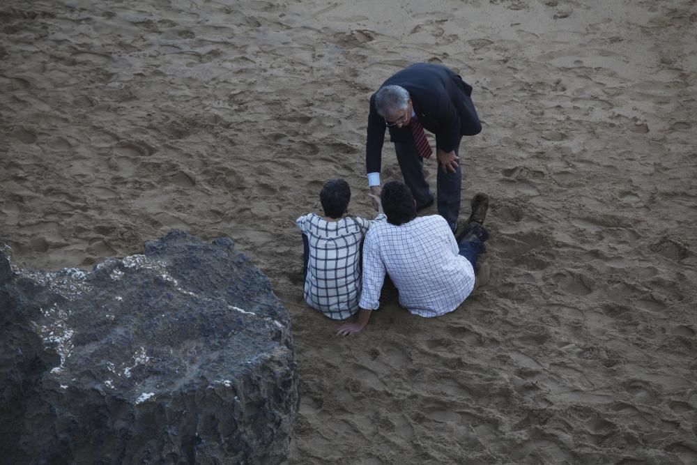 Fallece un joven en la playa de los Curas, en Perl