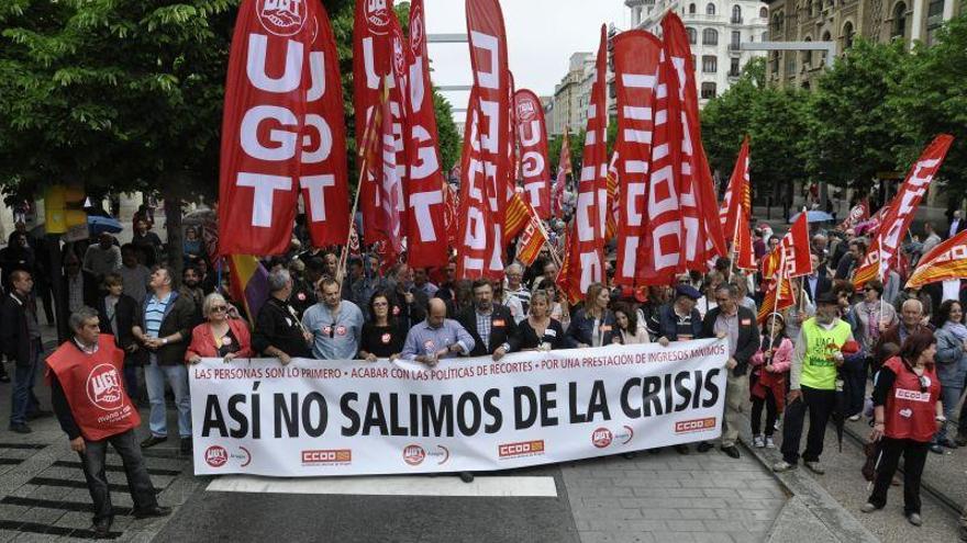 Los sindicatos pierden 2.000 delegados en Aragón con la crisis