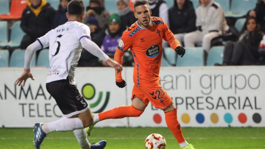 Ristic, en el partido de Copa disputado en El Helmántico. | Efe