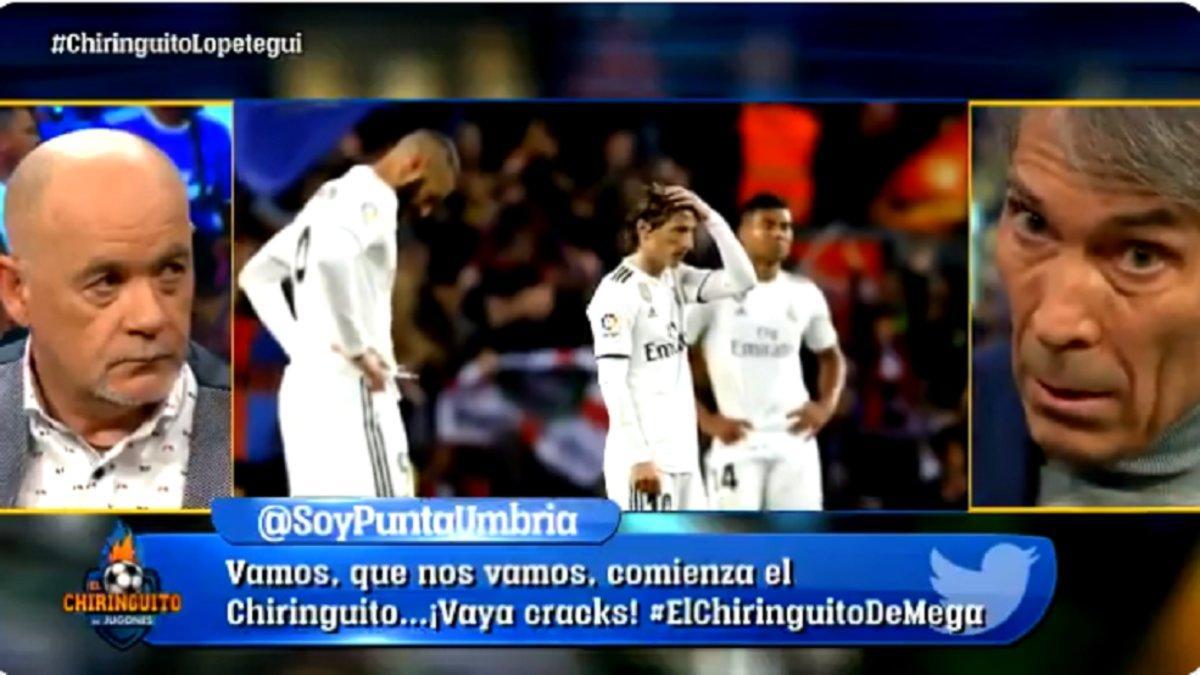 El 'Lobo' Carrasco critica a Bale en 'El Chiringuito'