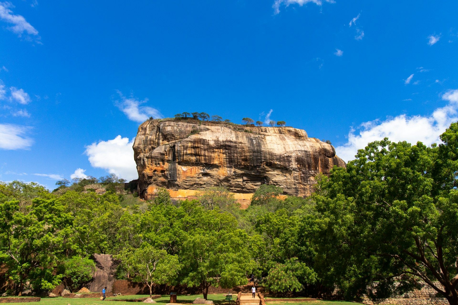 La antigua ciudad de Sigiriya en Sri Lanka