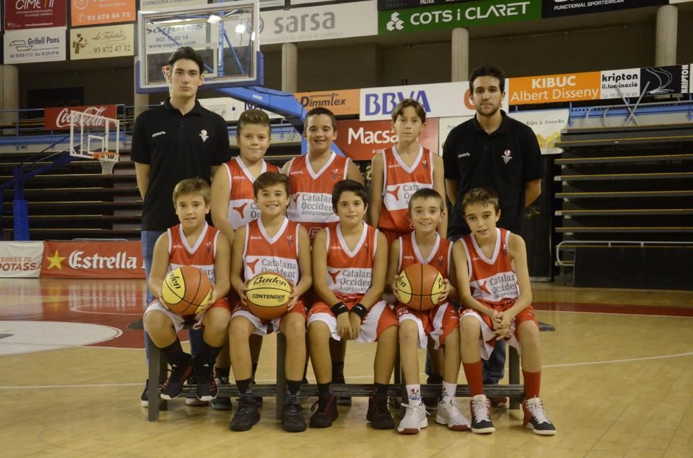 Tots els equips del planter del Bàsquet Manresa