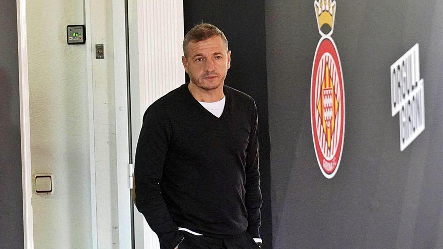 El director esportiu del Girona, Quique Cárcel, és partidari que la Lliga es reprengui.