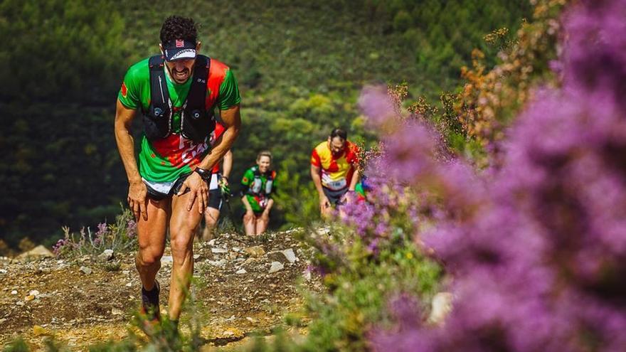 Un atleta durante la pasada edición de la Transfronteriza