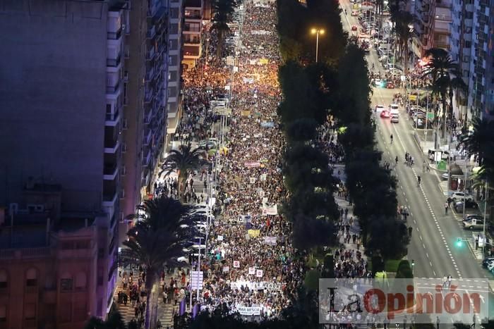 Manifestación en Cartagena por el Mar Menor