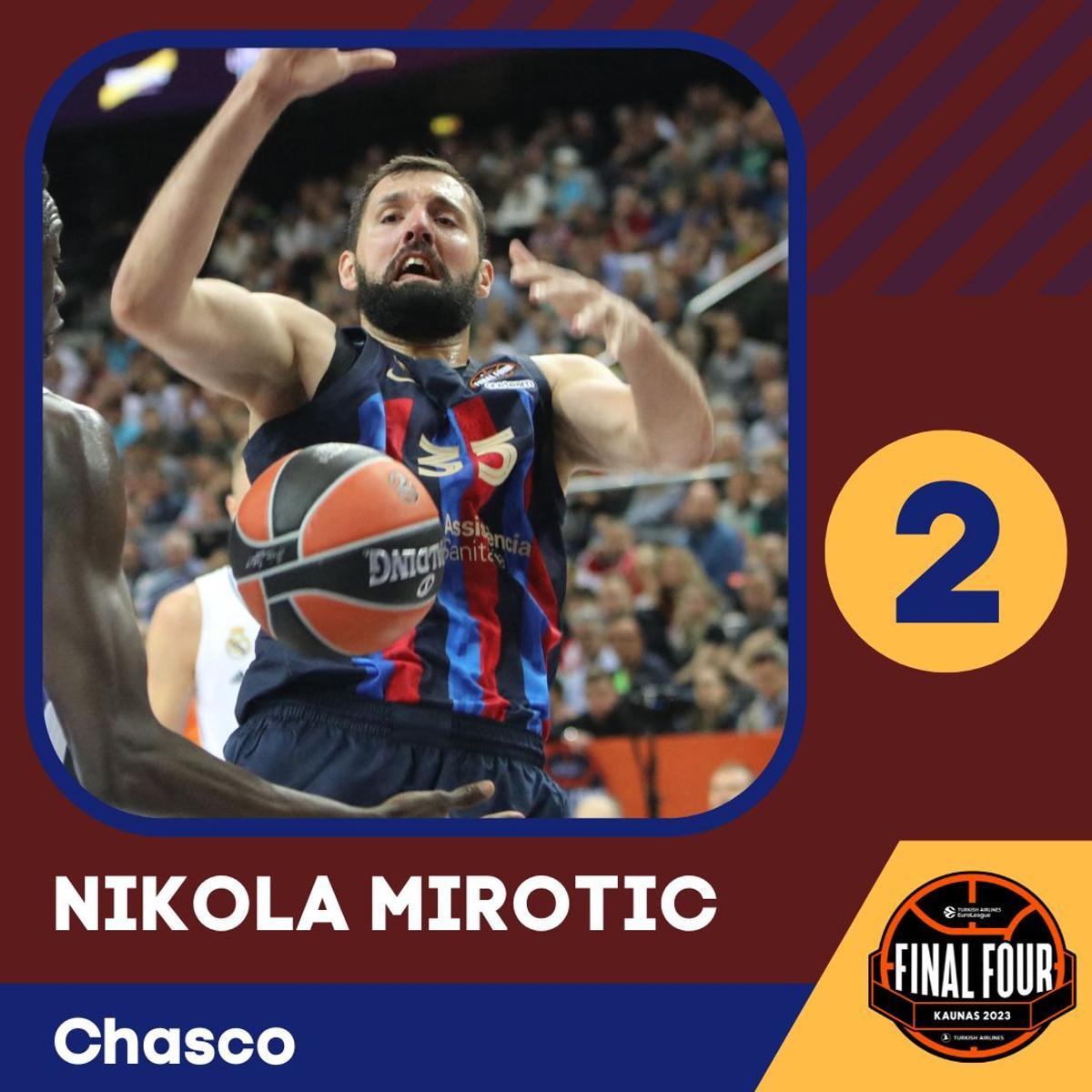 Irreconocible. No le salió nada. Anulado por Eli N'Diaye, por la zona del Madrid, por Hezonja. Una decepción tremenda su actuación en estas semifinales. Su partido requiere de mucha autocrítica.