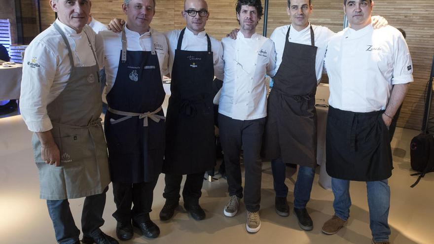 L&#039;acció va reunir tres cuiners catalans i tres bascos