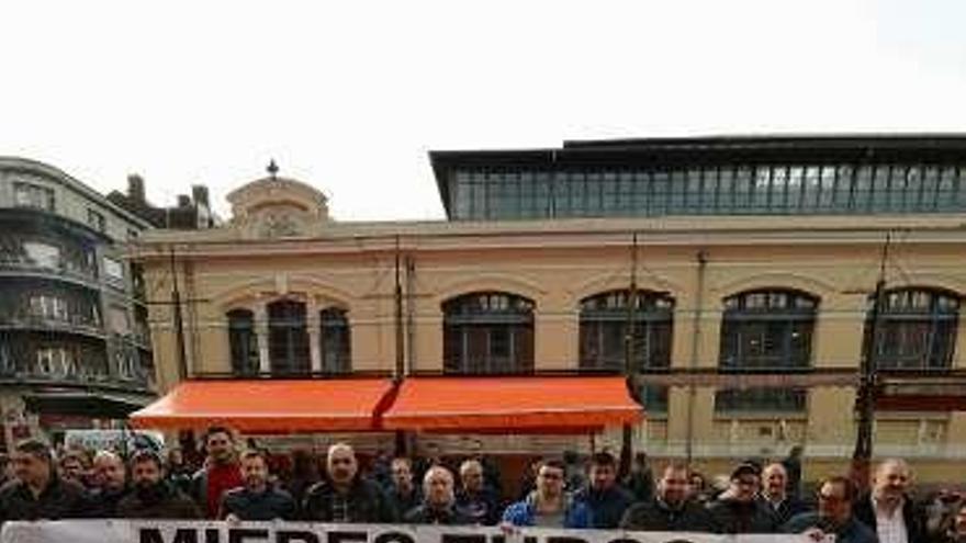 Una protesta de la plantilla.