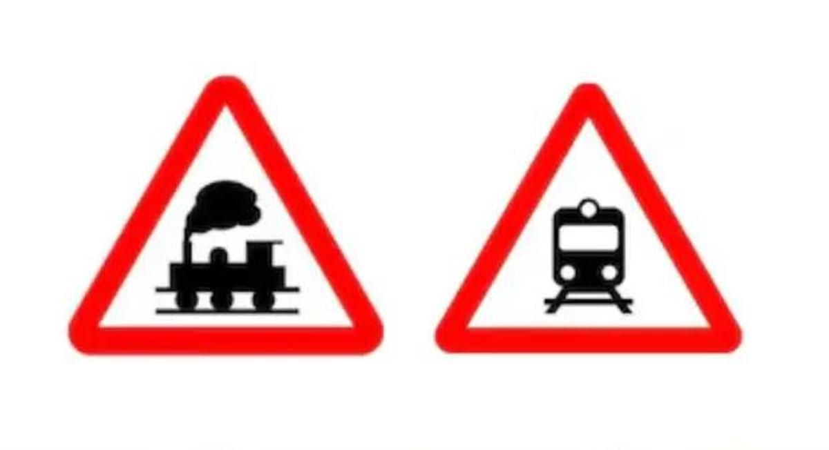 La nueva señal P-8 con el tren actualizado