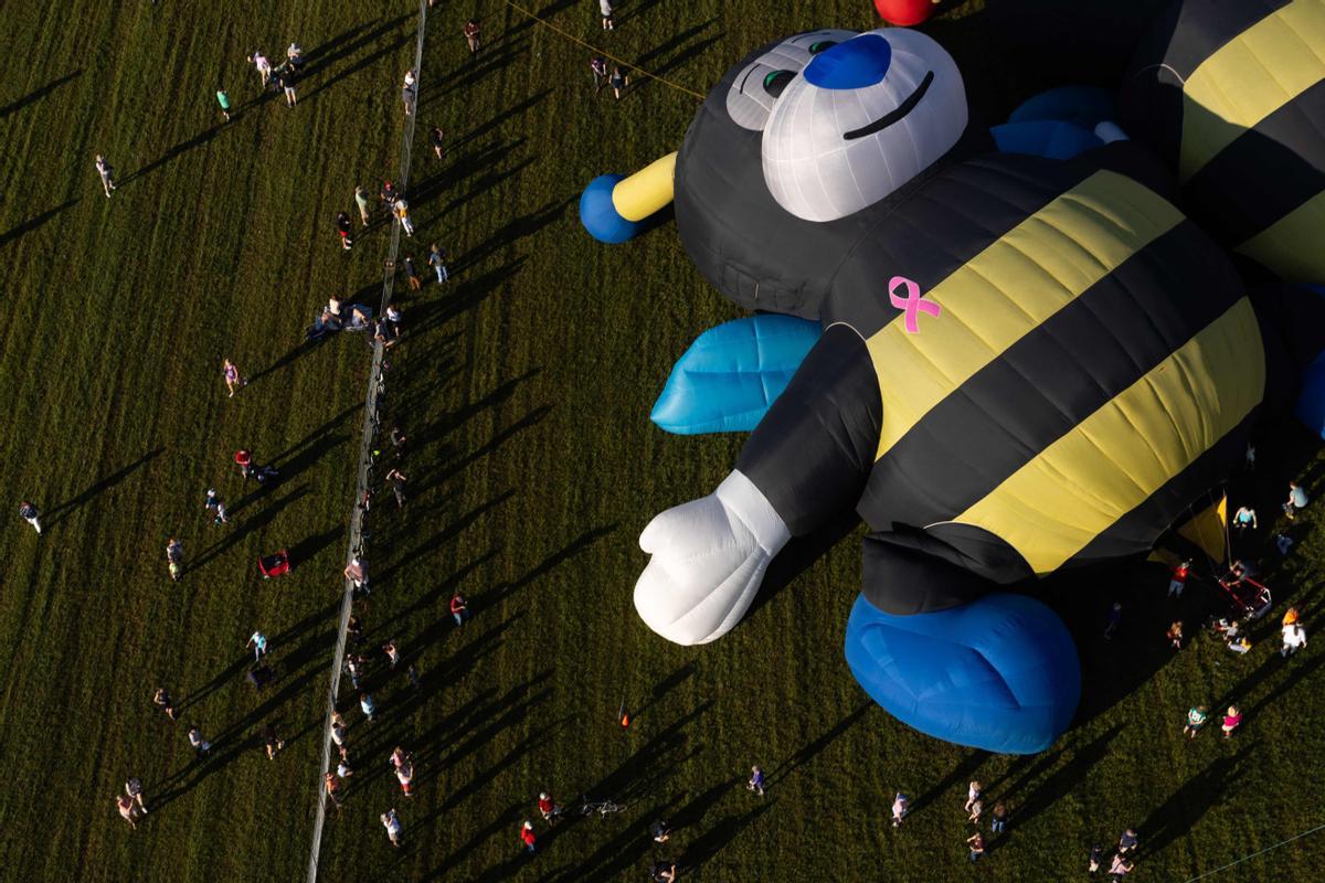 Celebran 40 años del Festival de globos aerostáticos de New Jersey