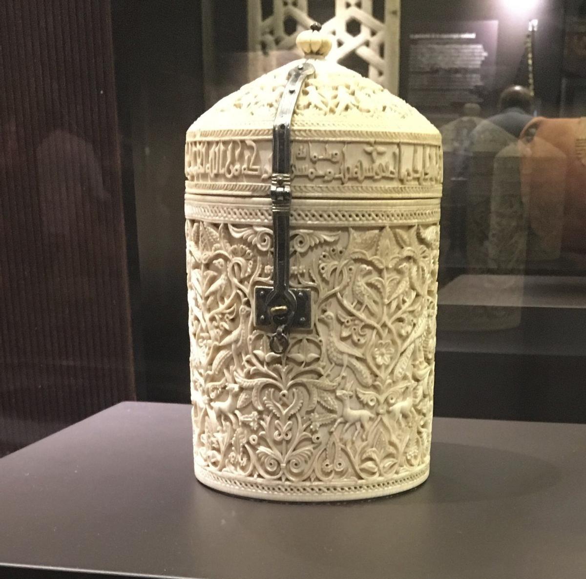 Bote de Zamora, expuesto en el Museo Arqueológico Nacional.  | CEDIDA