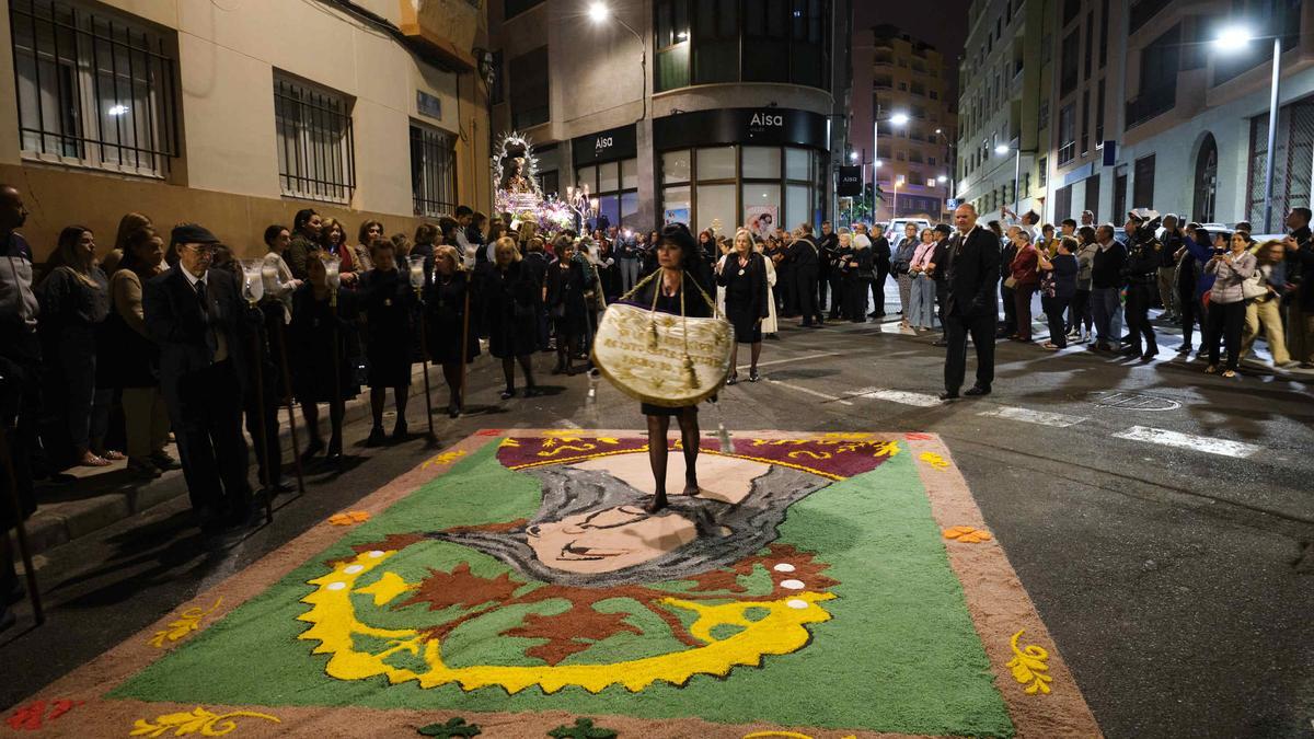 Procesión del Señor de las Tribulaciones en Santa Cruz de Tenerife el pasado año.