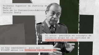 El general en prisión del caso Mediador logró en los tribunales cobrar 560 euros más al mes por los trienios