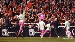 Resumen, goles y highlights del Burgos 2-1 Mirandés de la jornada 11 de LaLiga Smartbank