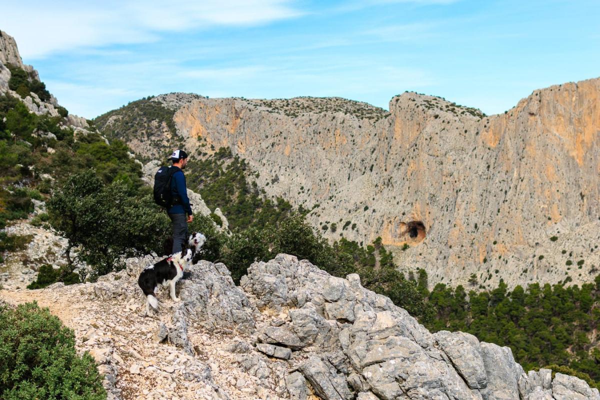 Fernando Galán, de Explora tu mundo, hace la ruta de Leyva con sus perros.