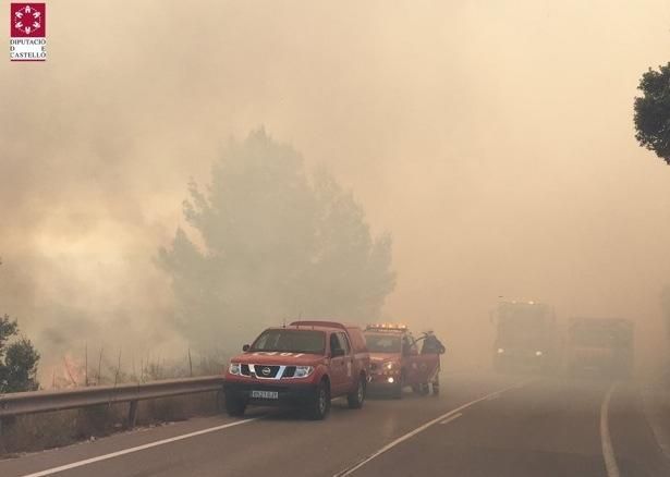 Incendio en Vilafamés