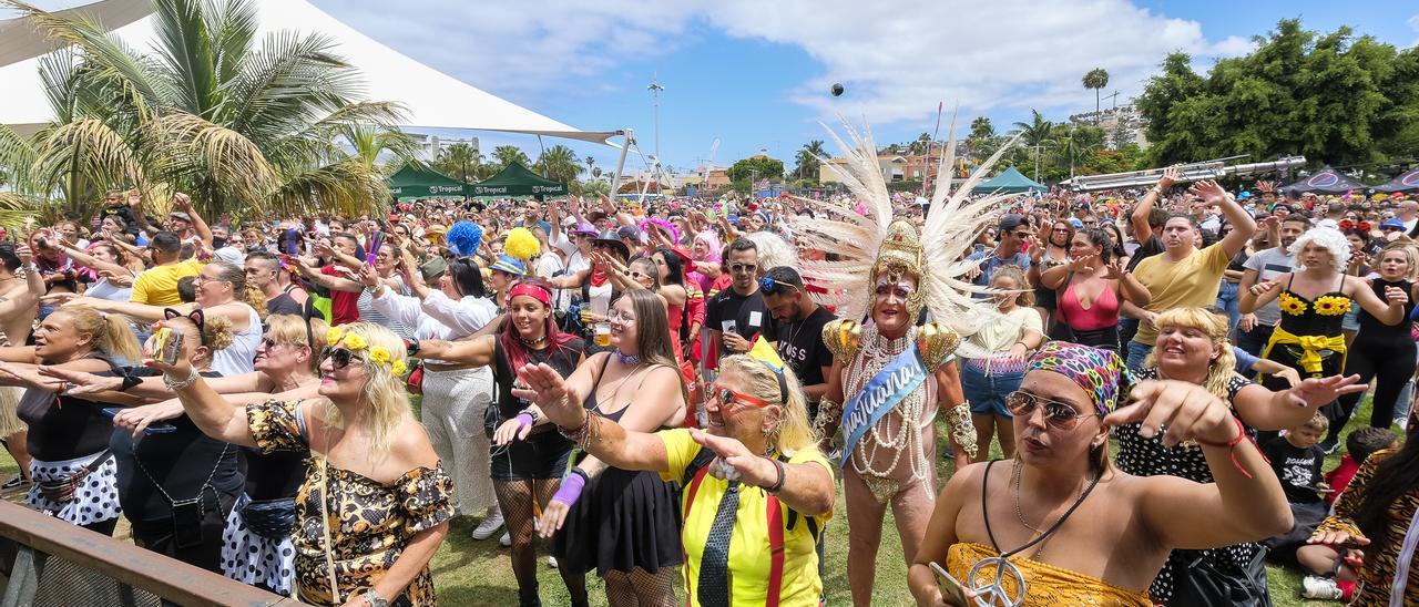 Carnaval de Día en julio pasado en el Estadio Insular.