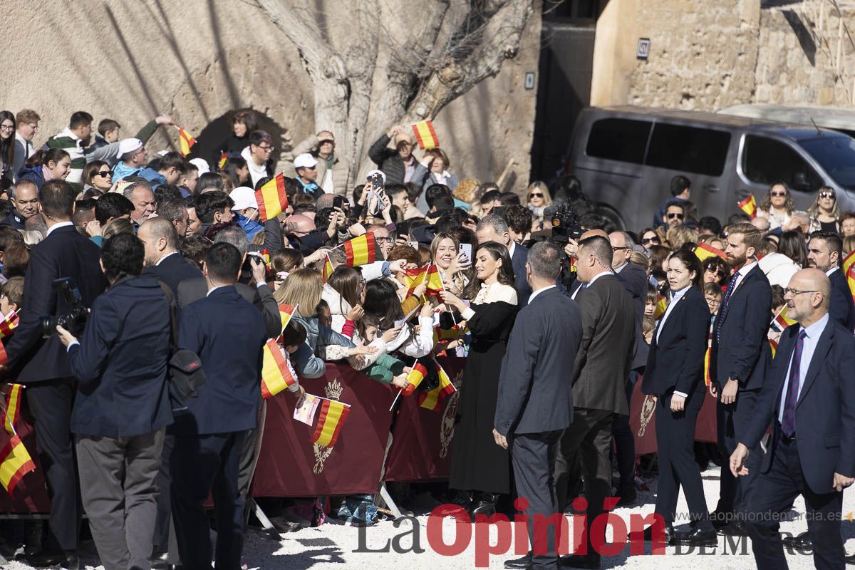 Visita de los reyes de España a Caravaca (explanada de la Basílica)