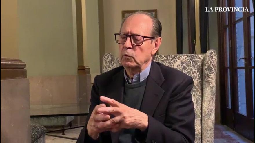 Rafael Canogar, artista: &quot;España era un país muy atrasado culturalmente. La guerra civil fue muy dura y nos relegó a una posición muy marginal&quot;