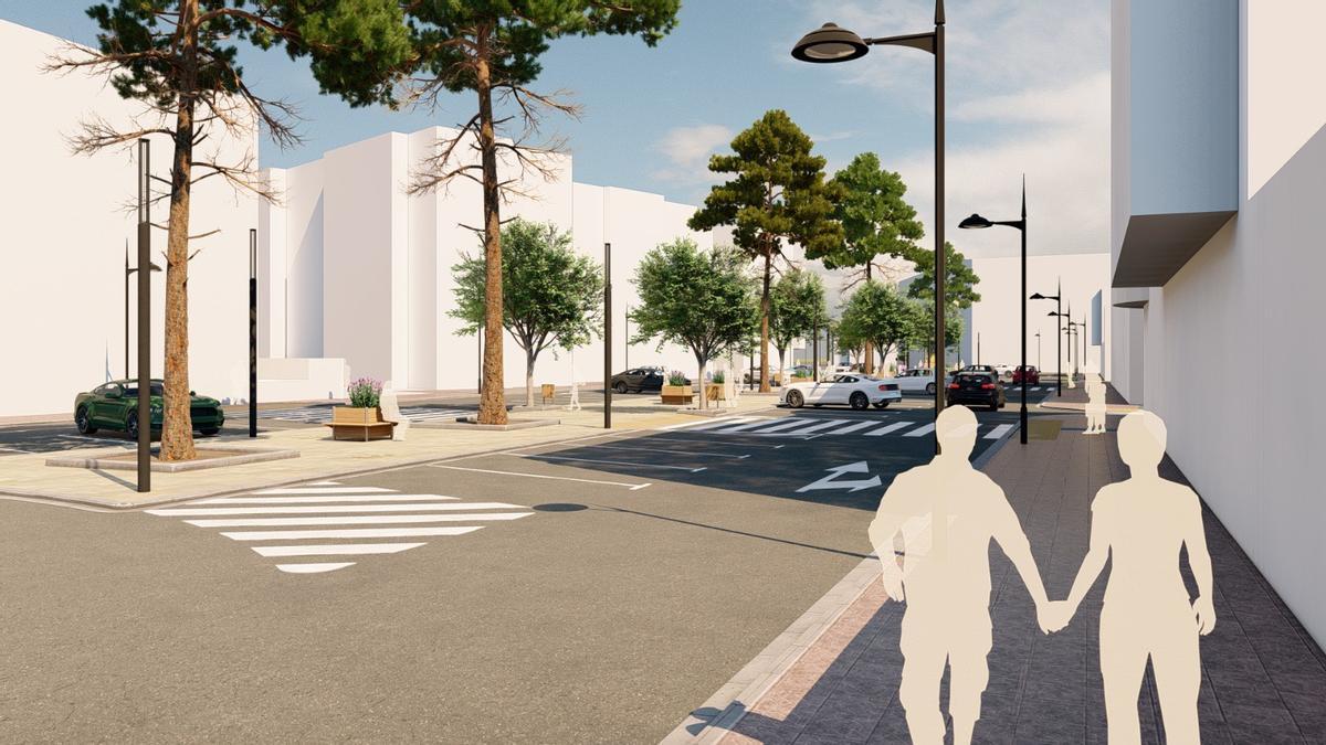 La nueva plaza de España mejorará la circulación y ganará aparcamiento.