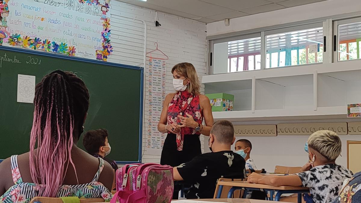 Aula de un colegio cordobés.