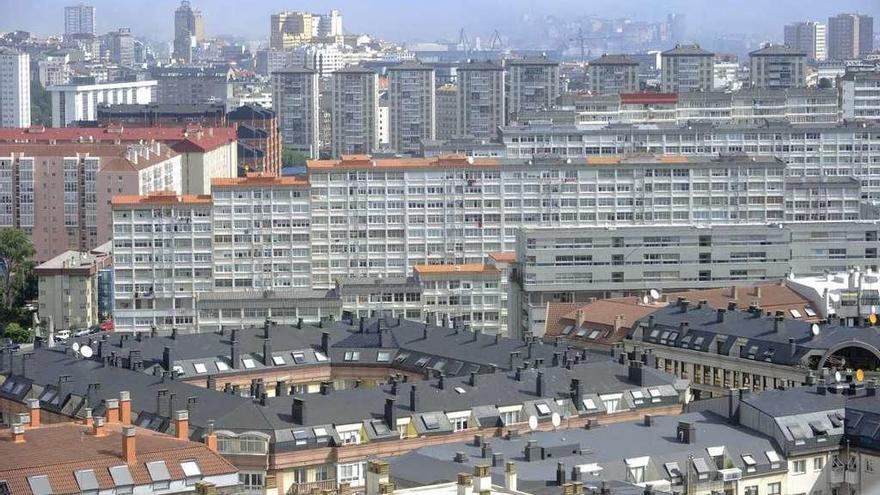 Viviendas de Matogrande, Barrio de las Flores y polígono de Elviña.