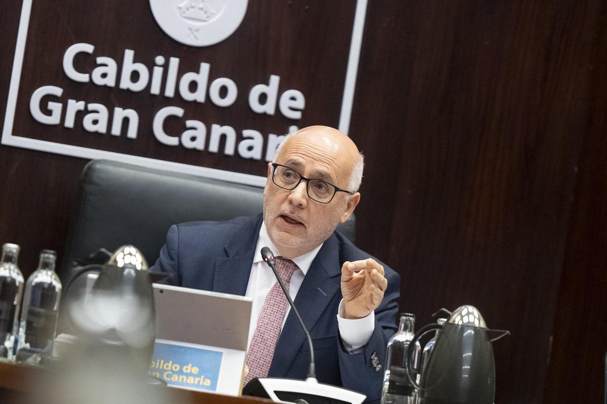El presidente del Cabildo de Gran Canaria, Antonio Morales.