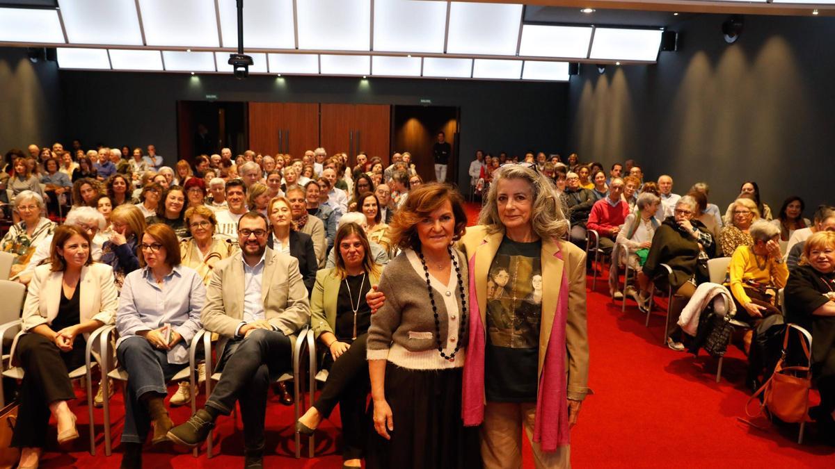 Carmen Calvo presenta "Nosotras": "El patriarcado nos quiso prostitutas, brujas y santas, y ahora locas"