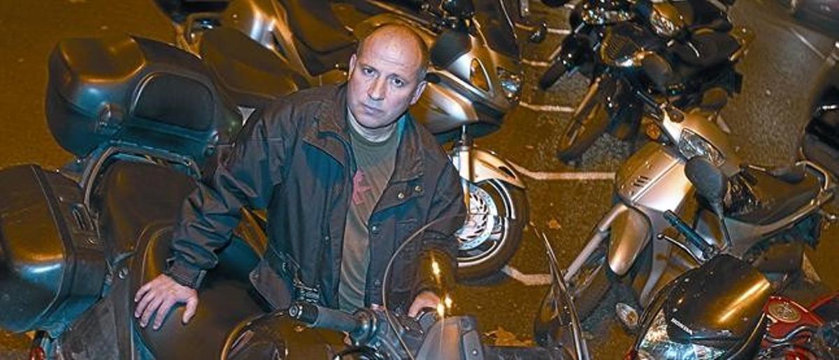 David Monteagudo, la setmana passada en un carrer de Barcelona.