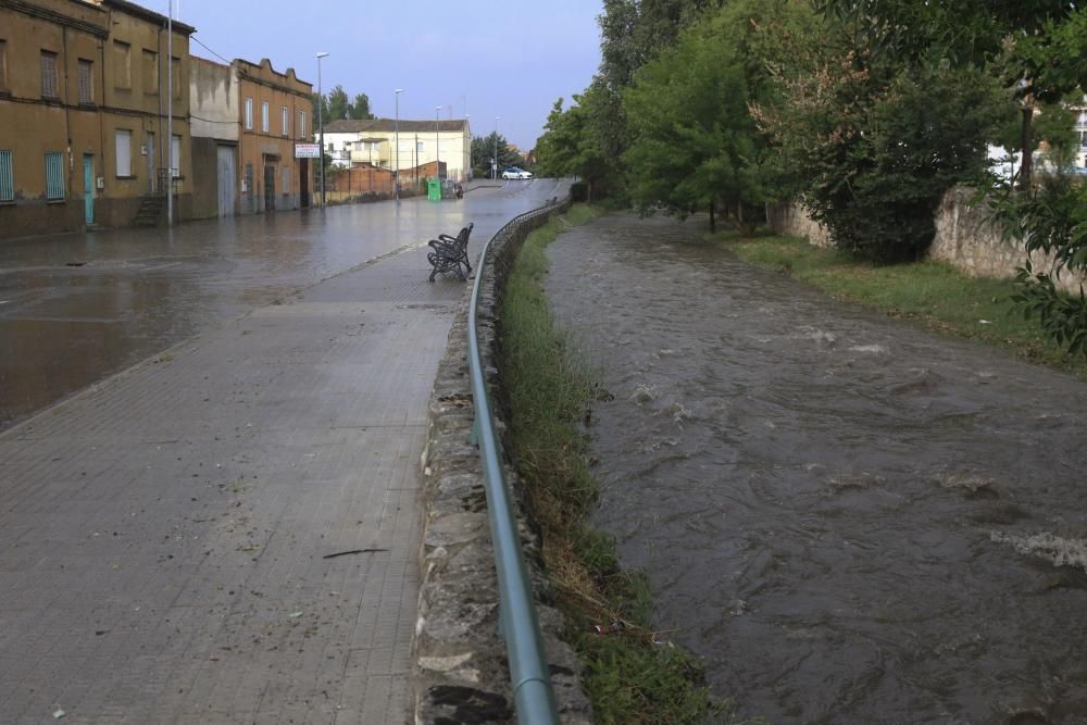 Las imágenes de la fuerte tormenta en Zamora