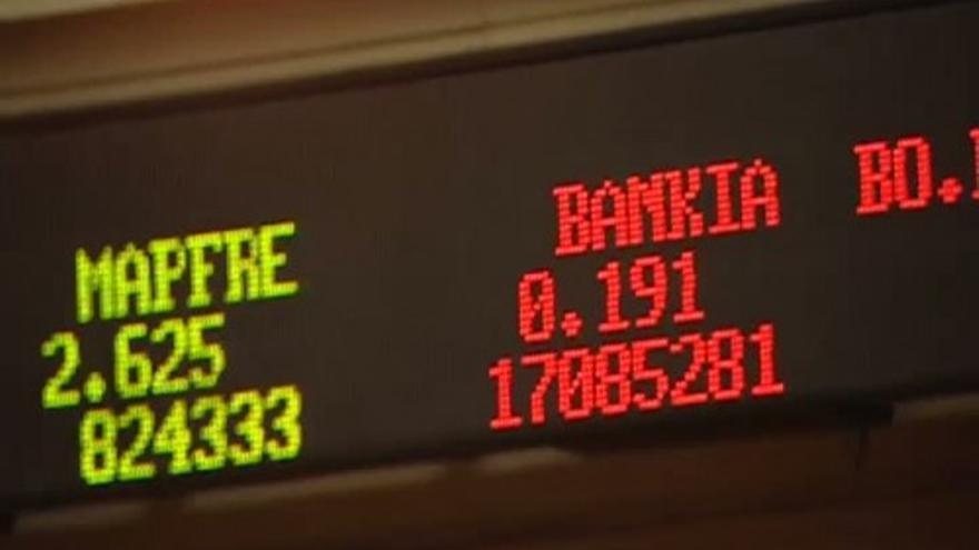 Bankia se desploma