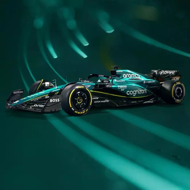 Así es el monoplaza de Fernando Alonso y Aston Martin para el Mundial de F1 2023