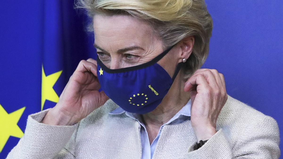 La presidenta de la Comisión Europea, Ursula von der Leyen.