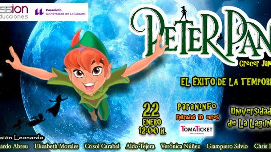 Peter Pan. Crecer jamás. Fussion Teatro