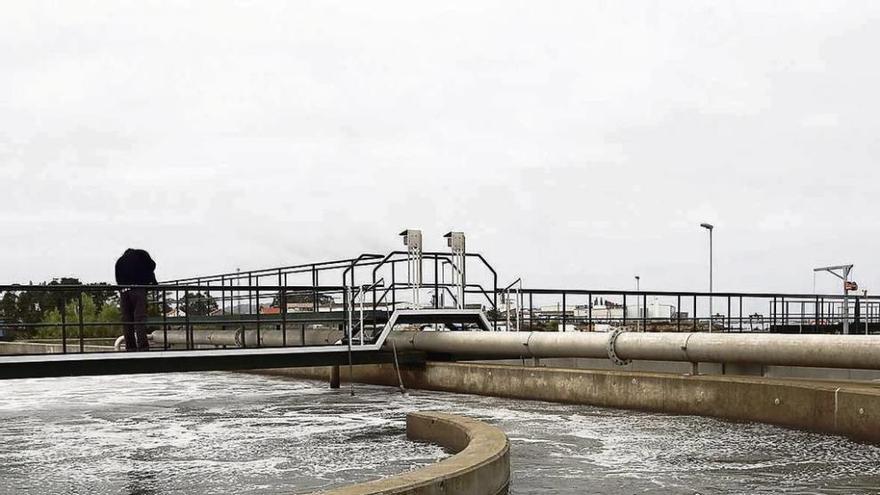 La estación depuradora de aguas residuales de O Grove. // Muñiz