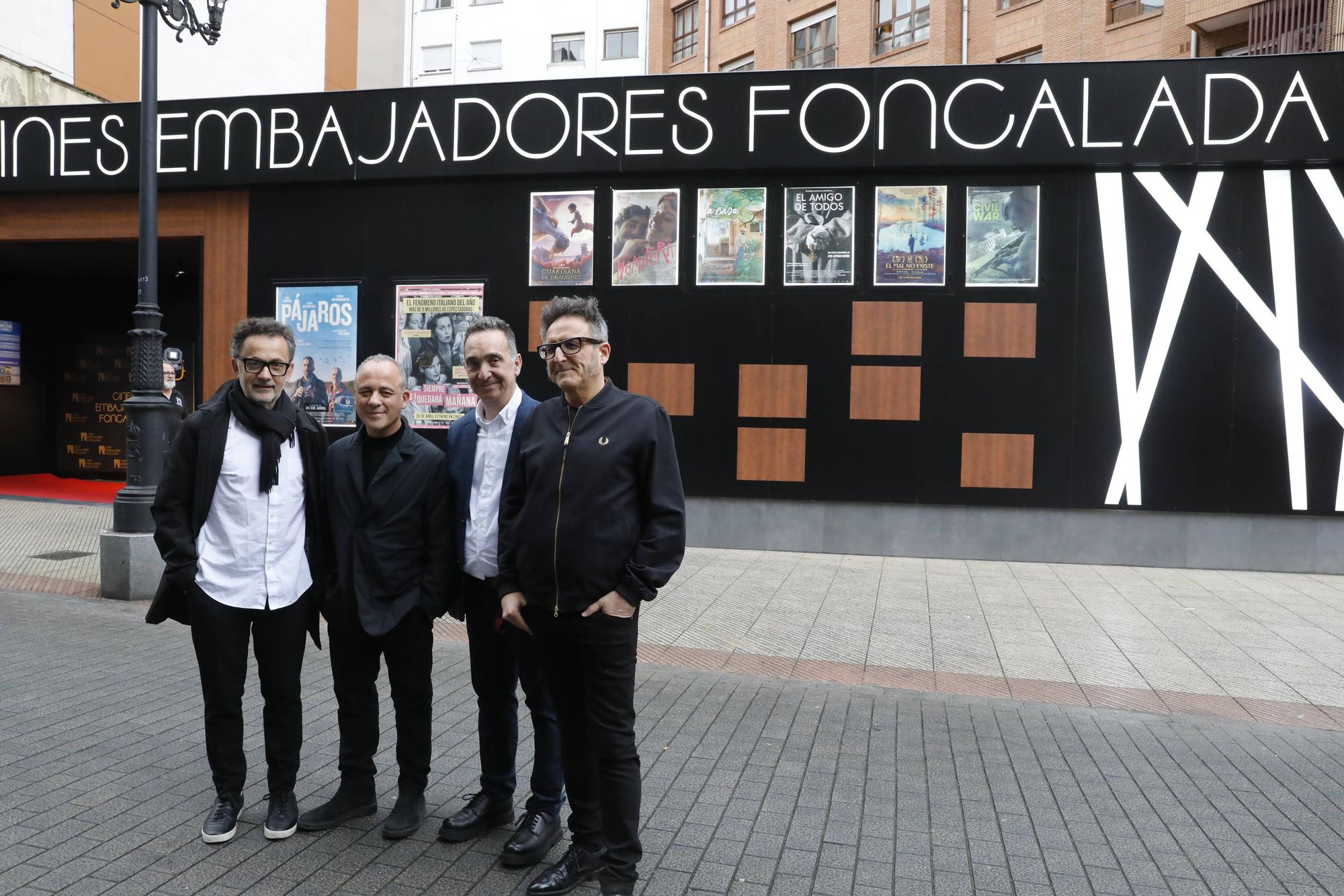 Javier Gutiérrez apadrina el regreso del cine al centro de Oviedo