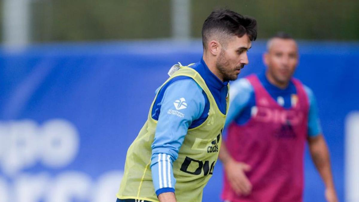 Lucas Ahijado, ayer, en El Requexón. | Real Oviedo